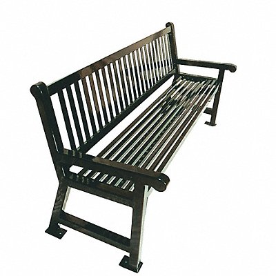 Outdoor Bench 48 in L 36 in W Blue MPN:922-S4-BLUE