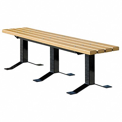 Outdoor Bench 96 in Woodtne RCYLD PLSTC MPN:952SM-CDR8