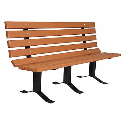 Outdoor Bench 72 in L Woodtone MPN:982SM-CDR6