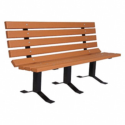 Outdoor Bench 96 in L Woodtone MPN:982SM-CDR8