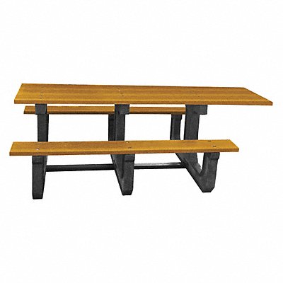 ADA Picnic Table Cedar 90 in W MPN:24H-CDR8