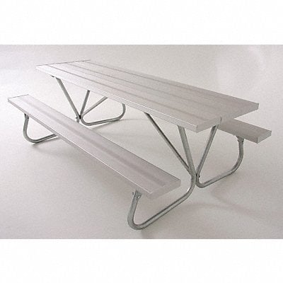 Picnic Table 72 W x68 D Silver MPN:BT158-A6