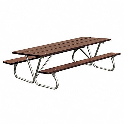 Picnic Table 96 W x68 D Brown MPN:BT158-BRN8