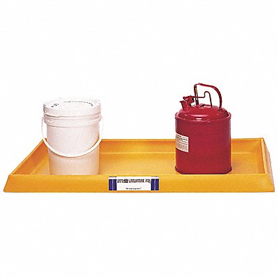 Spill Tray Yellow Spill Cap. 16.5 gal. MPN:2351