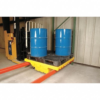 Pallet Rack Containment Sump with Drain MPN:2396