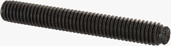 Set Screw: M6 x 45 mm, Knurled Cup Point, Alloy Steel, Grade 45H MPN:103221