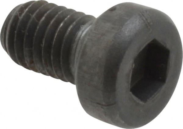 Hex Socket Cap Screw: M5x0.8 x 8.00 mm, Low Socket Cap, Alloy Steel, Black Oxide Finish MPN:106262