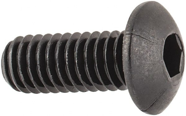 M4x0.70 10mm Length Under Head Hex Socket Drive Button Socket Cap Screw MPN:106361