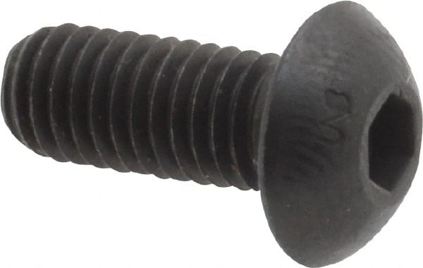 M5x0.80 12mm Length Under Head Hex Socket Drive Button Socket Cap Screw MPN:106366