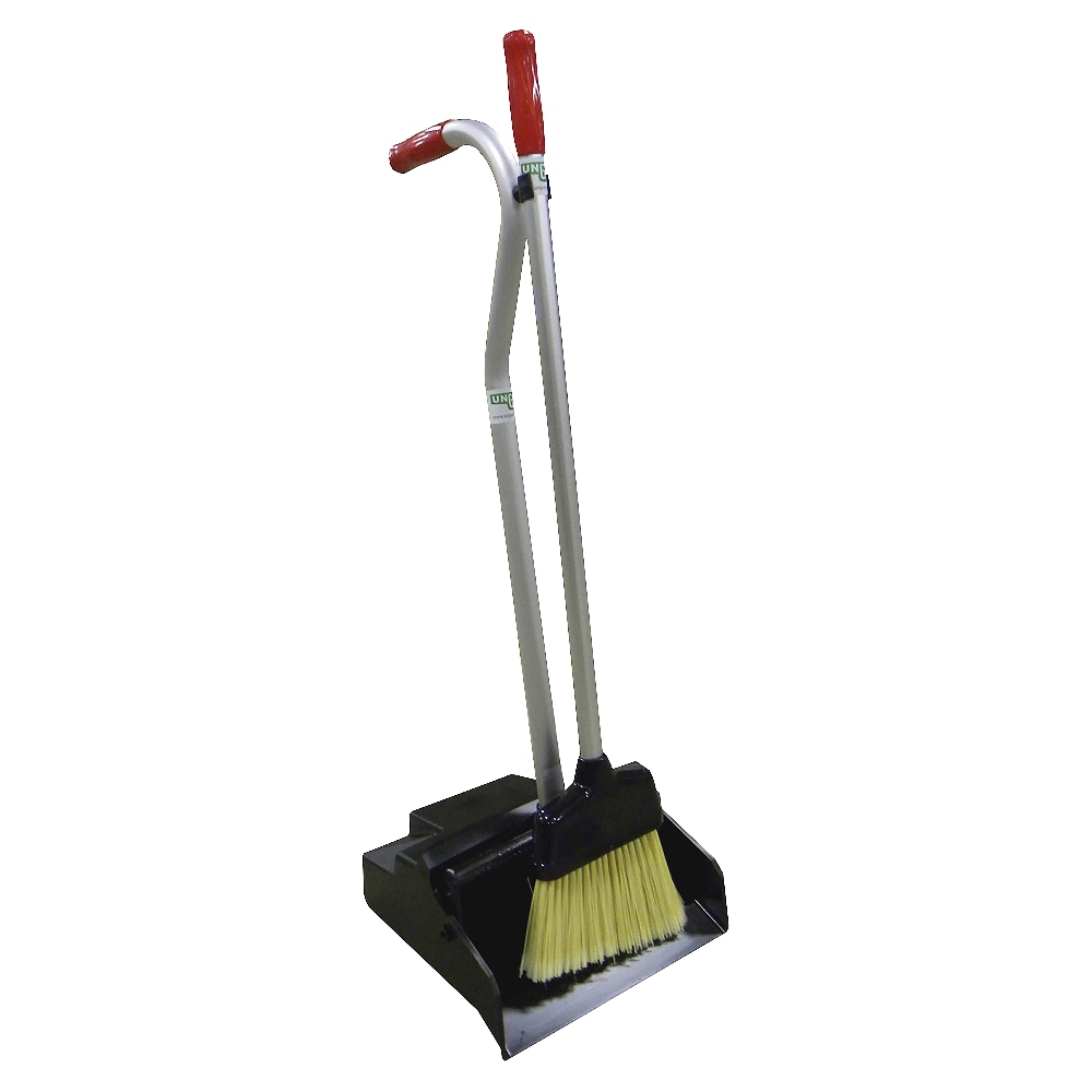 Unger Ergo Dustpan With Broom, Black/Silver/Red MPN:EDPBR