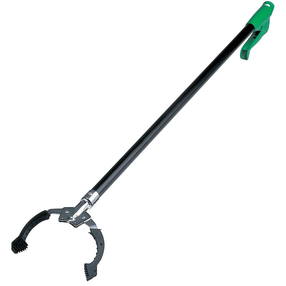 Unger Nifty Nabber Pro 36in All-purpose Grabber - 36in Reach - Ergonomic Handle - Steel, Rubber, Plastic - Green - 10 / Carton MPN:NN900CT