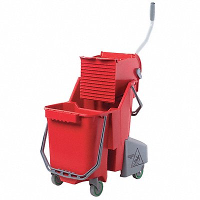 Mop Bucket and Wringer Red 8 gal MPN:COMBR