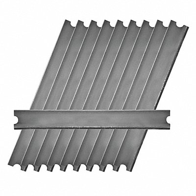 Floor Scraper Blade 6 in W Silver PK10 MPN:MDSB0