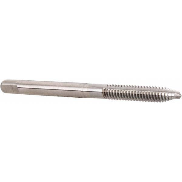 Spiral Point Tap: #6-32 UNC, 2 Flutes, Plug Chamfer, 2B/3B Class of Fit, High-Speed Steel, Bright/Uncoated MPN:6007868