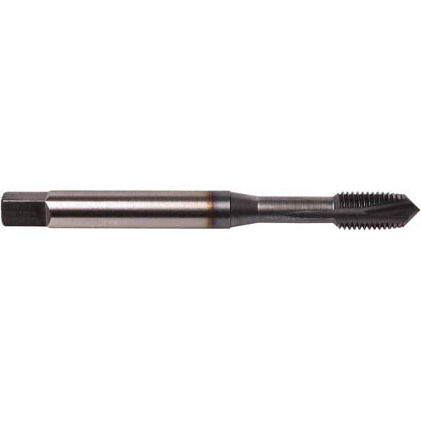 Spiral Point Tap: M12x1.5 Metric Fine, 3 Flutes, Plug Chamfer, 6H Class of Fit, High-Speed Steel, TiCN Coated MPN:6204872