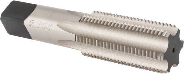 Straight Flute Tap: 1-1/2-8 UNC/UNS, 6 Flutes, Bottoming, 2B Class of Fit, High Speed Steel, Bright/Uncoated MPN:6007575