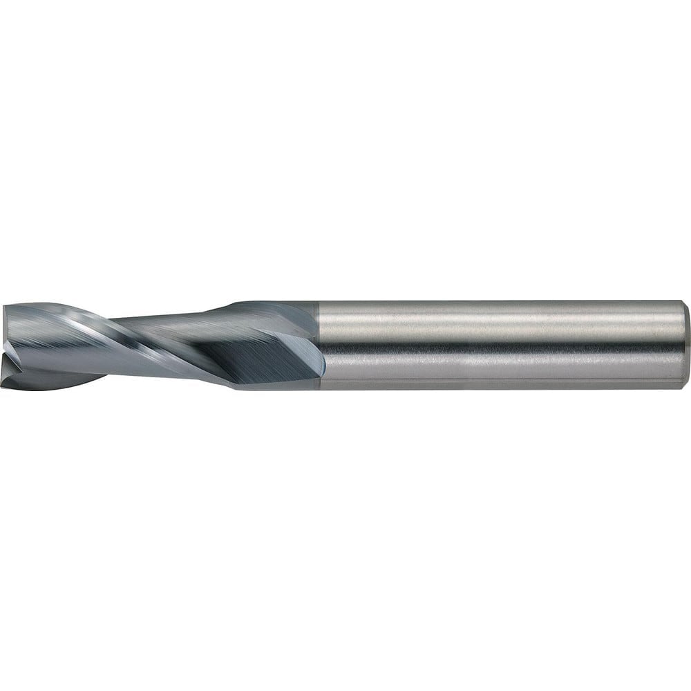 Square End Mill: 3.3 mm Dia, 2 Flutes, 10 mm LOC, Solid Carbide, 30 ° MPN:2465031