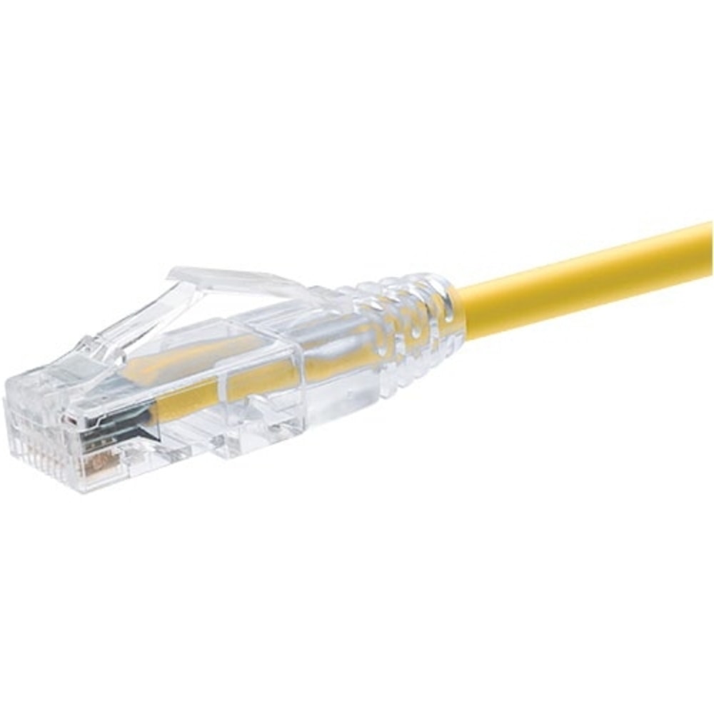 Unirise UNC Group Clearfit - Patch cable - RJ-45 (M) to RJ-45 (M) - 7 ft - CAT 6 - snagless - yellow (Min Order Qty 10) MPN:10128