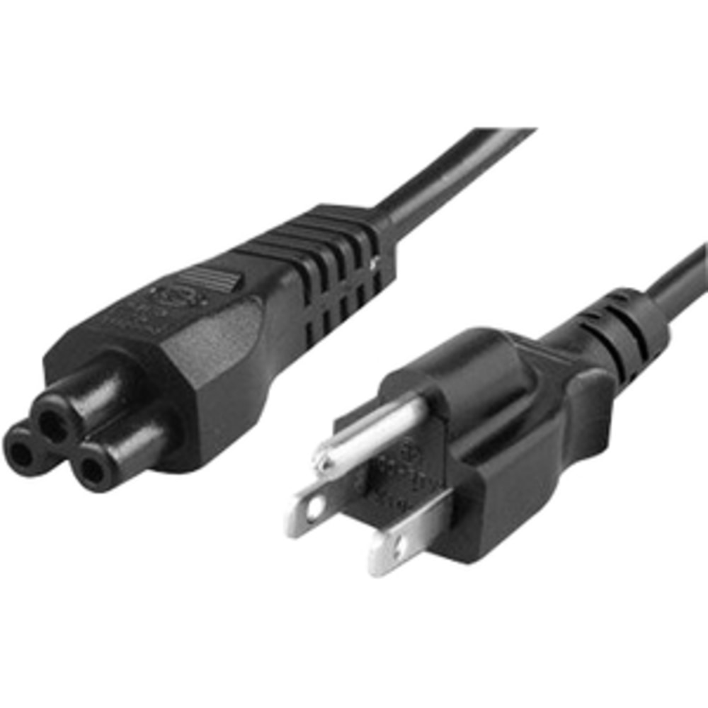 UNC Group - Power cable - NEMA 5-15P to IEC 60320 C5 - AC 250 V - 10 A - 3 ft - black (Min Order Qty 16) MPN:PWCD-515PC5-10A-03F-BLK