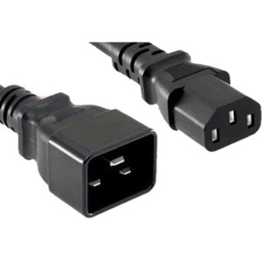 UNC Group - Power cable - power IEC 60320 C13 to IEC 60320 C20 - 250 V - 15 A - 4 ft - red (Min Order Qty 6) MPN:PWCD-C13C20-15A-04F-RED