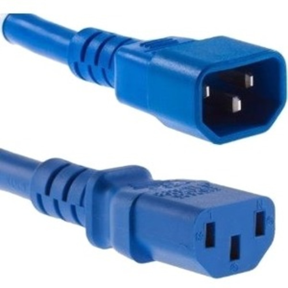 UNC Group - Power cable - power IEC 60320 C13 to IEC 60320 C14 - 250 V - 10 A - 3.5 ft - blue (Min Order Qty 13) MPN:PWRC13C143.5FBLU