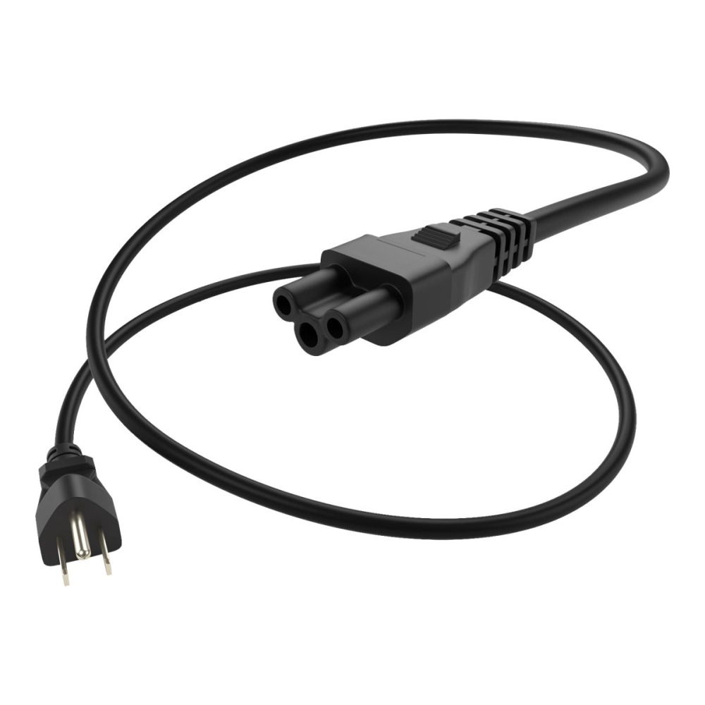 UNC Group - Power cable - NEMA 5-15P to IEC 60320 C5 - AC 250 V - 10 A - 15 ft - black (Min Order Qty 6) MPN:PWCD-515PC5-10A-15F-BLK