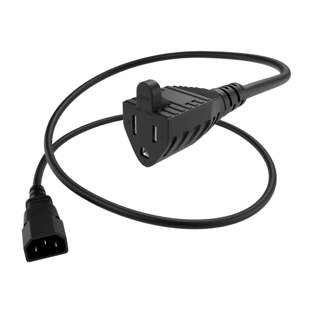 UNC Group - Power cable - power NEMA 5-15R to IEC 60320 C14 - 10 A - 6 ft - black (Min Order Qty 8) MPN:PWCD-515RC14-10A-06F-BLK