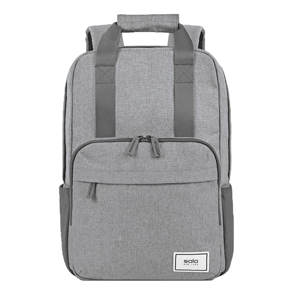 Solo New York Bags Reclaim Recycled Backpack With 15.6in Laptop Pocket, 51% Recycled, Gray MPN:UBN760-10