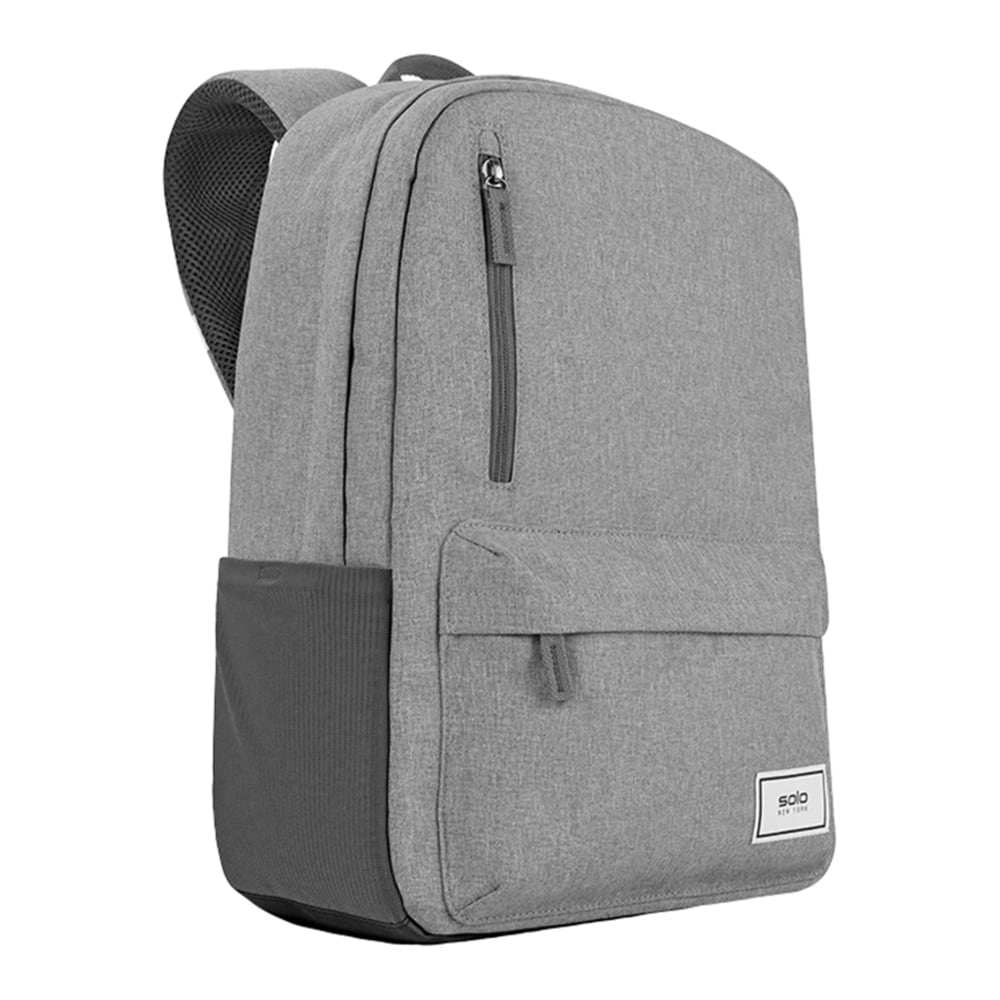 Solo New York Bags Recover Recycled Backpack With 15.6in Laptop Pocket, 51% Recycled, Gray (Min Order Qty 2) MPN:UBN761-10