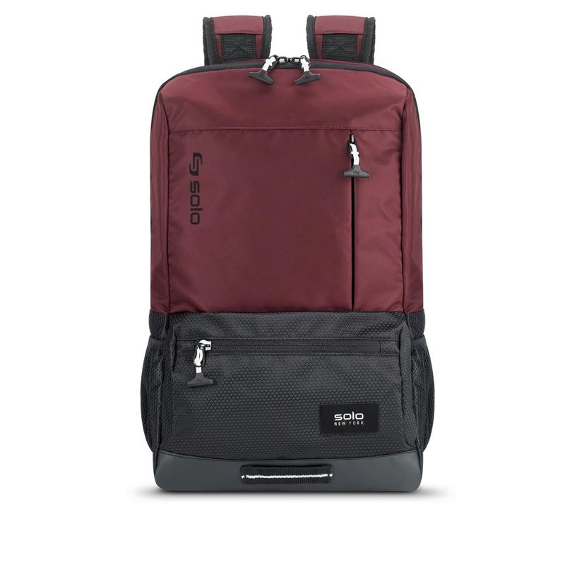 Solo New York Draft Laptop Backpack, Burgundy (Min Order Qty 2) MPN:VAR701-60