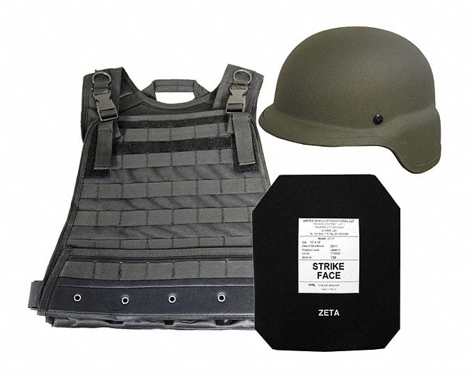 Active Shooter Kit Level IV XL OD Gr MPN:AS-IV-XLGOD