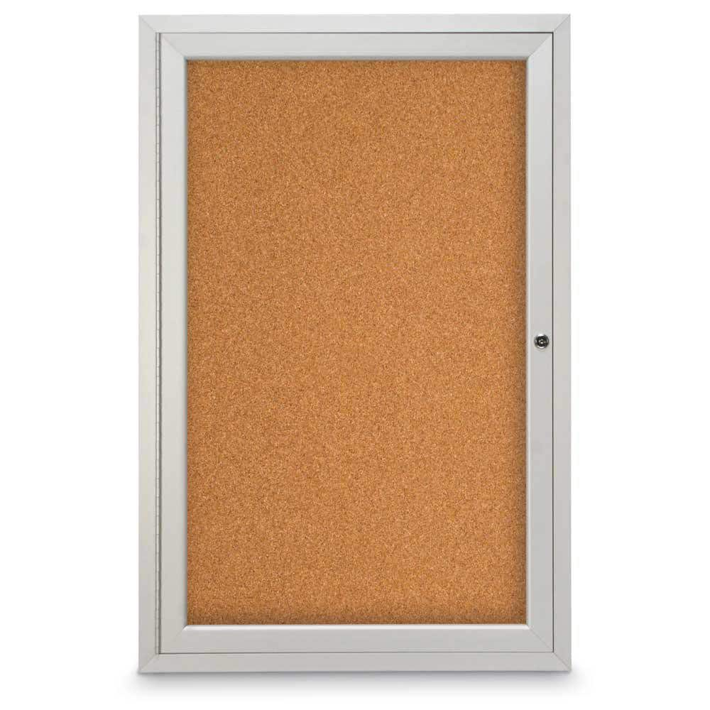 Enclosed Cork Bulletin Board: 24