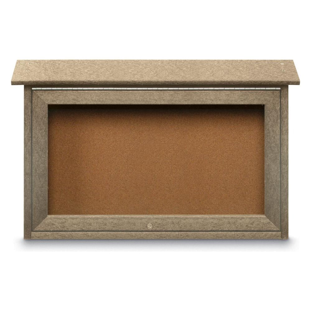 Enclosed Cork Bulletin Board: 18