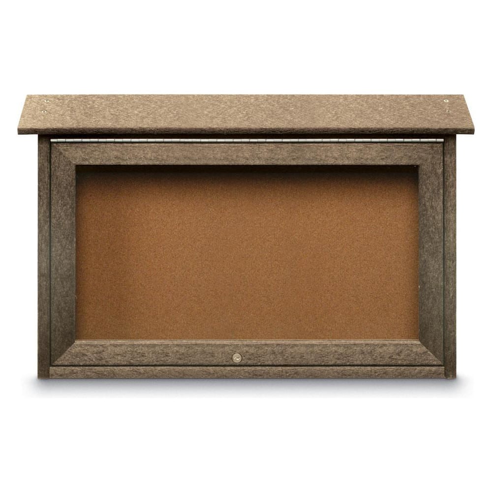 Enclosed Cork Bulletin Board: 18