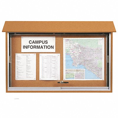 Enclosed Bulletin Board Tack 34 x47 MPN:UVMC4530-CEDAR