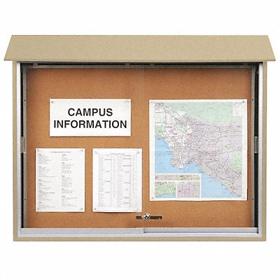 Enclosed Bulletin Board Tack 36 x45 MPN:UVMC4536-SAND