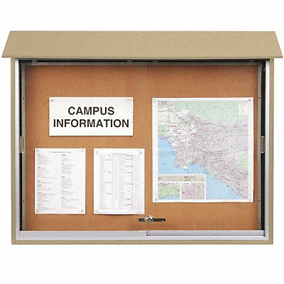 Enclosed Bulletin Board Tack 40 x52 MPN:UVMC5240-SAND