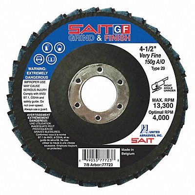 Flap Disc Coarse 40 Grit Ceramic MPN:77760