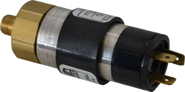 Compact, Cylindrical Pressure Switch: 10 psi to 150 psi, 1/8