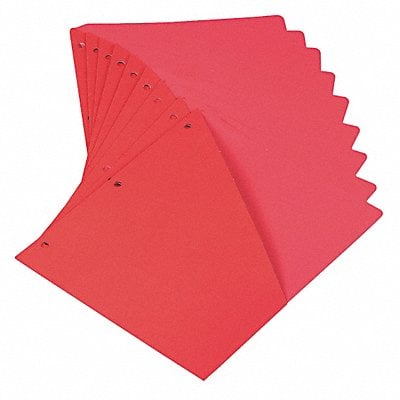 Slash Cut Pocket Red 11in.H PK10 MPN:UNV61683