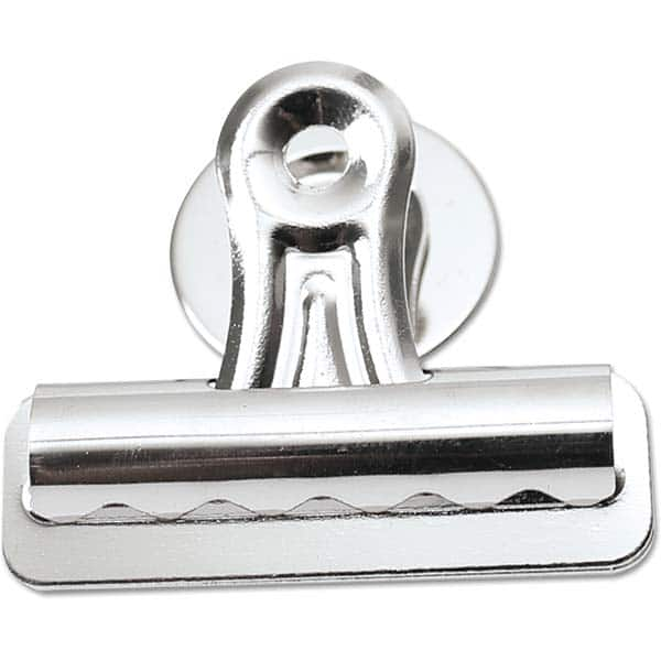 Binder Clips - Bulldog Magnetic Clips, Medium, Nickel-Plated, 12/Pack MPN:UNV31261