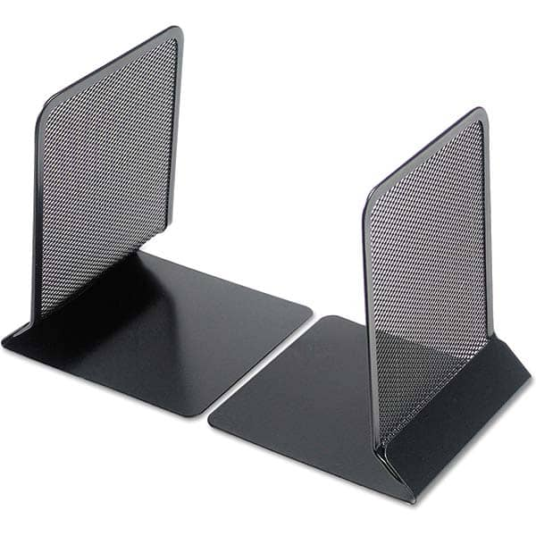 Book Ends & Book Supports, Clip Board Type: Bookends , Size: 5-3/8 in x 6-3/4 in , Color: Black , Width (Inch): 5.38 , Type: Bookends  MPN:UNV20025