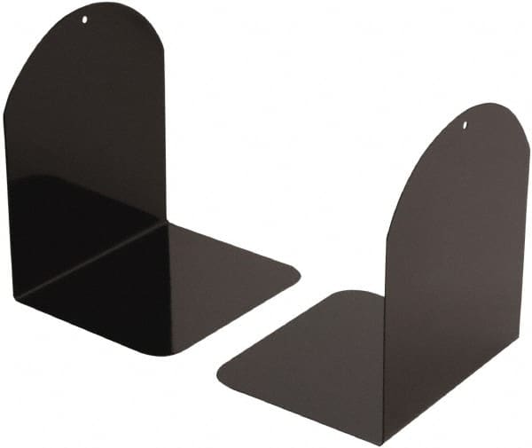 Book Ends & Book Supports, Clip Board Type: Bookends , Size: 6 in x 5 in x 7 in , Color: Black , Width (Inch): 6 , Type: Magnetic Metal Bookend  MPN:UNV54071