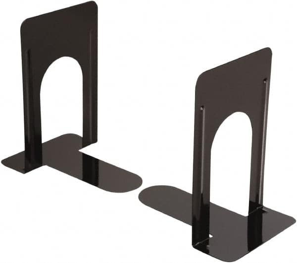 Book Ends & Book Supports, Clip Board Type: Bookends , Size: 5-7/8 in x 8-1/4 in x 9 in , Color: Black , Width (Inch): 5.88 , Type: Standard Steel Bookend  MPN:UNV54091