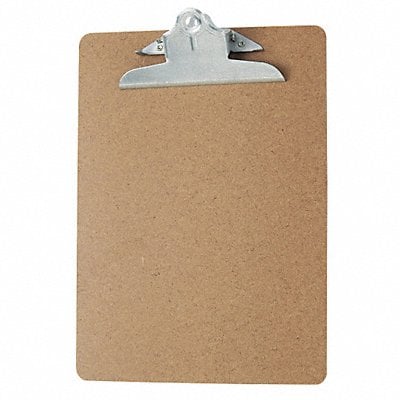 Clipboard Hardboard Brown 8-1/2x11 MPN:UNV40304