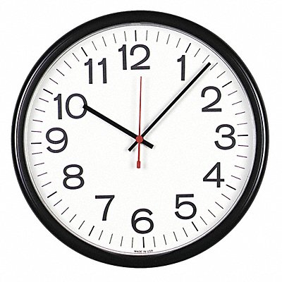 Indoor/Outdoor Clock 13.5 Black MPN:UNV11381