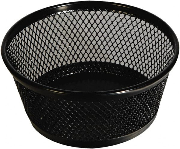 Desktop Kits, Organizer Type: Paperclip Dish , Color: Black , Material: Wire Mesh , Overall Depth: 4.38 , Overall Width: 4.38  MPN:UNV20014