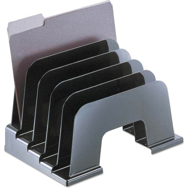 Display & Organizer Accessories, Type: Incline Sorter , For Use With: Papers , Color: Black , Material: Plastic , Overall Width (Inch): 9  MPN:UNV08105