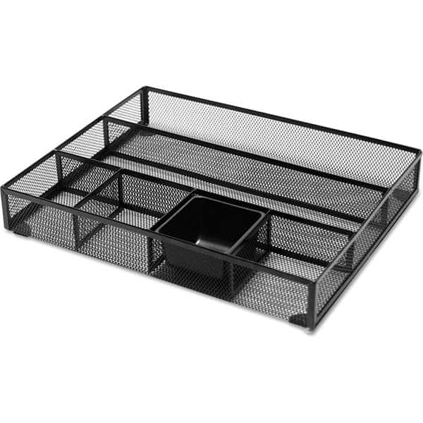 Display & Organizer Accessories, Type: Drawer Organizer , For Use With: Office Supplies , Color: Black , Material: Mesh Metal , Overall Width (Inch): 11-7/8  MPN:UNV20021