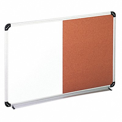 Cork/Dry Erase Board Melamine 36x24 MPN:UNV43743